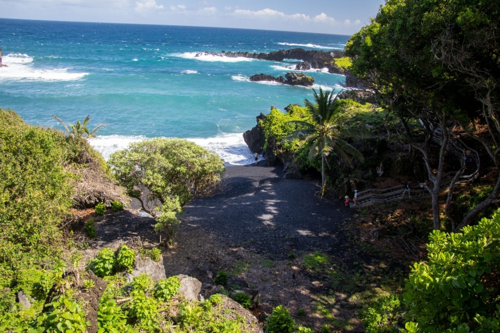 Waianapanapa State Park Black Beach