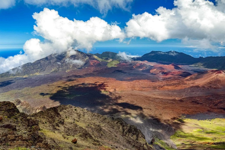 Haleakala Crater Daytime Aerial Maui shutterstock feature