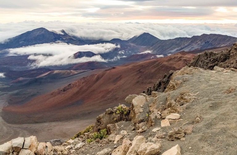Haleakala National Park Crater View Maui