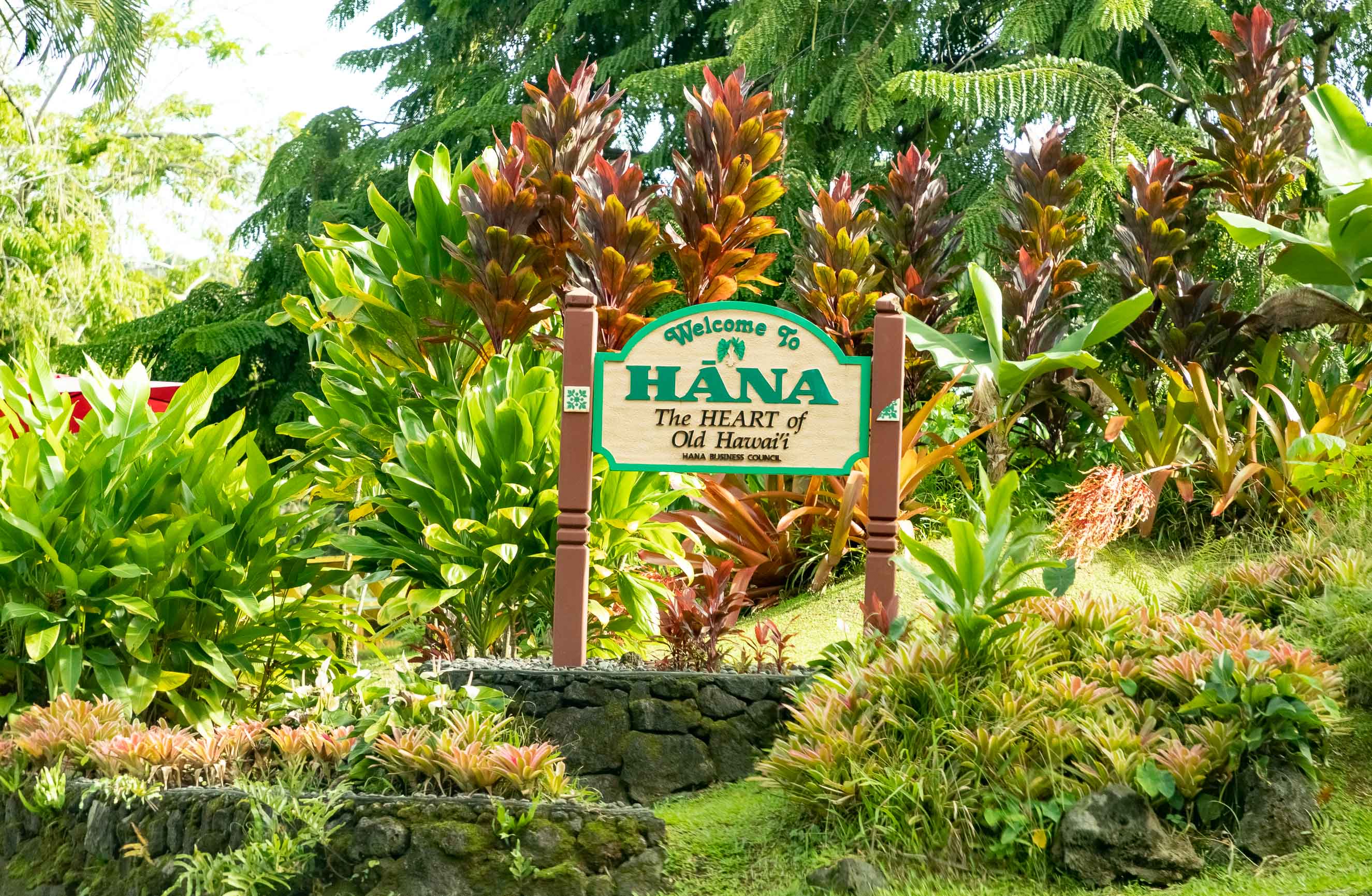 Hana Town Sign Road To Hana Maui