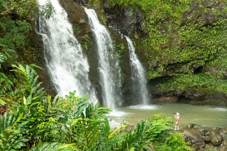 Waikani Falls Road to Hana Maui