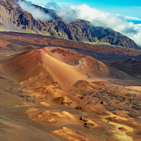 view of haleakala national park summit in maui hawaii product images