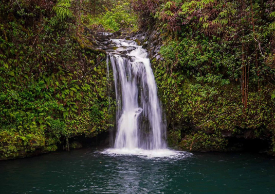 hikemaui hana waterfalls hiking tour beautiful waterfall 