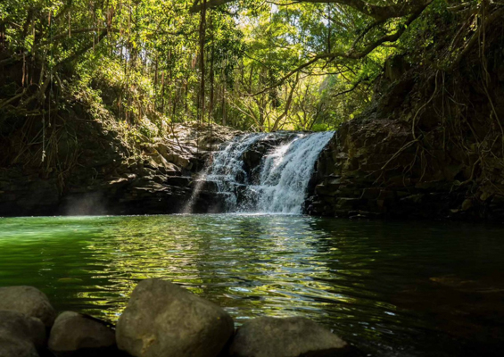 hikemaui hana waterfalls hiking tour majestic waterfall 