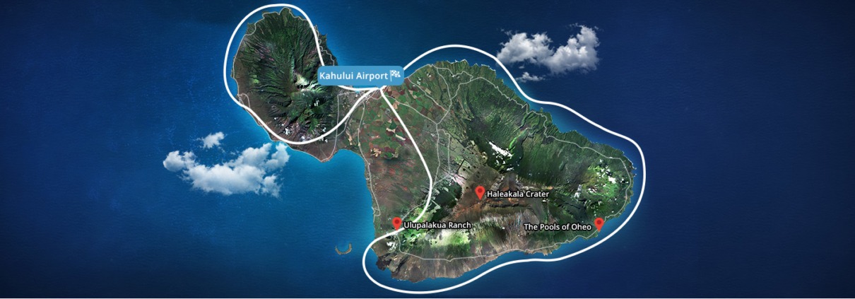 Maui Helicopter Spectacular Maps