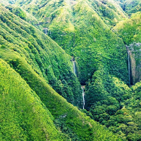 hana waterfalls helicopter tours maui hawaii