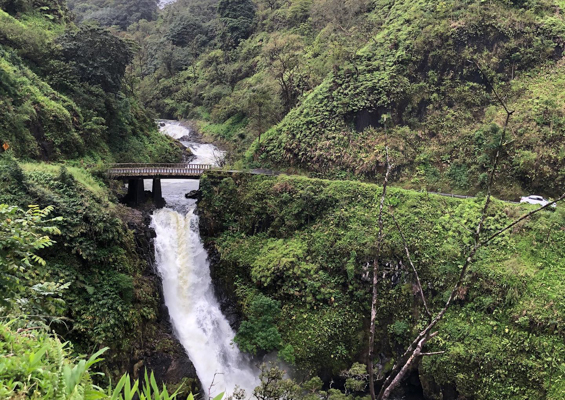 hawaiianstyle road to hana exclusive waterfall slide fall