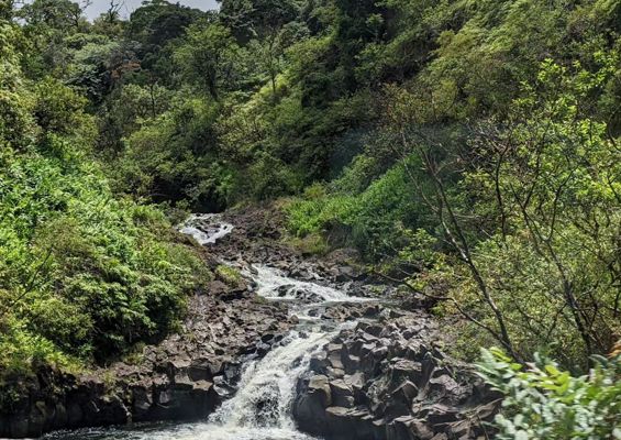 hawaiianstyle road to hana exclusive waterfall slide stream