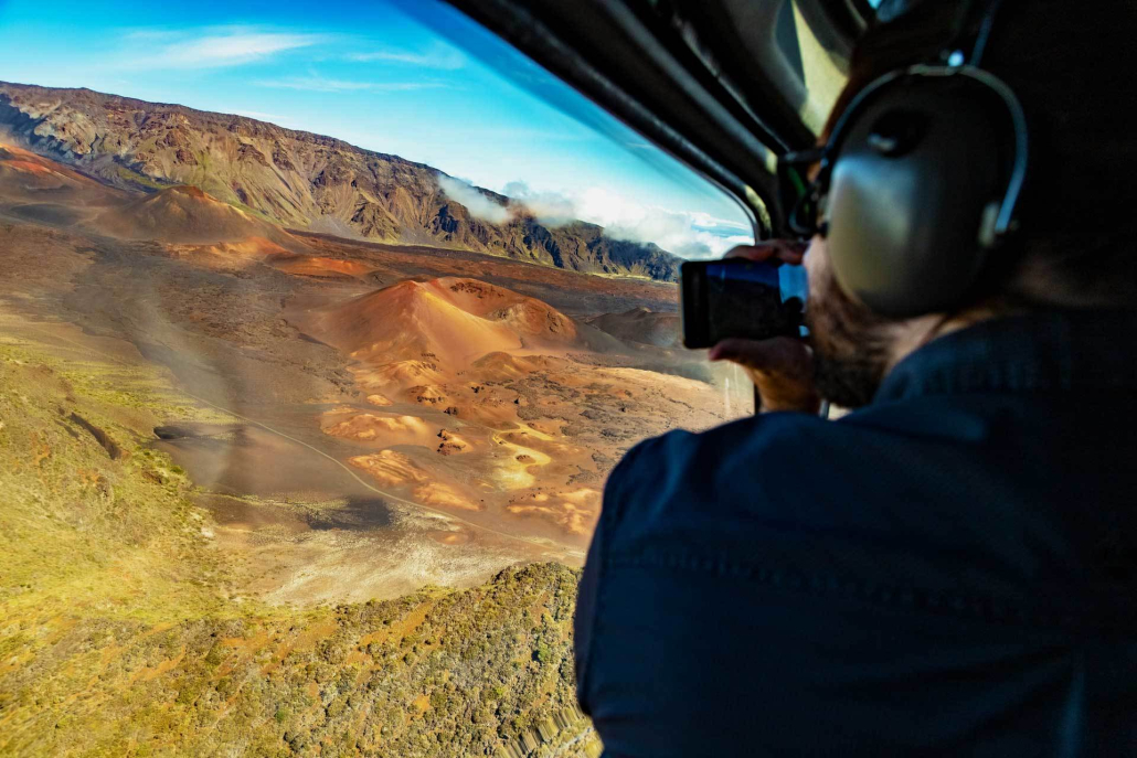 helicopter tour haleakala crater the most popular attraction in upcountry maui hawaii