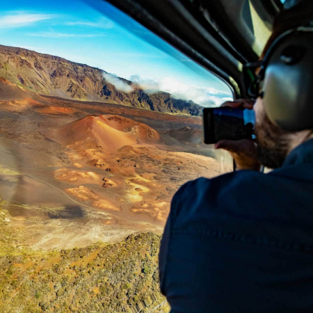 helicopter tour haleakala crater the most popular attraction in upcountry maui hawaii