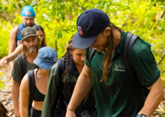 hikemaui maui waterfall rainforest hike waterfall hiking slider