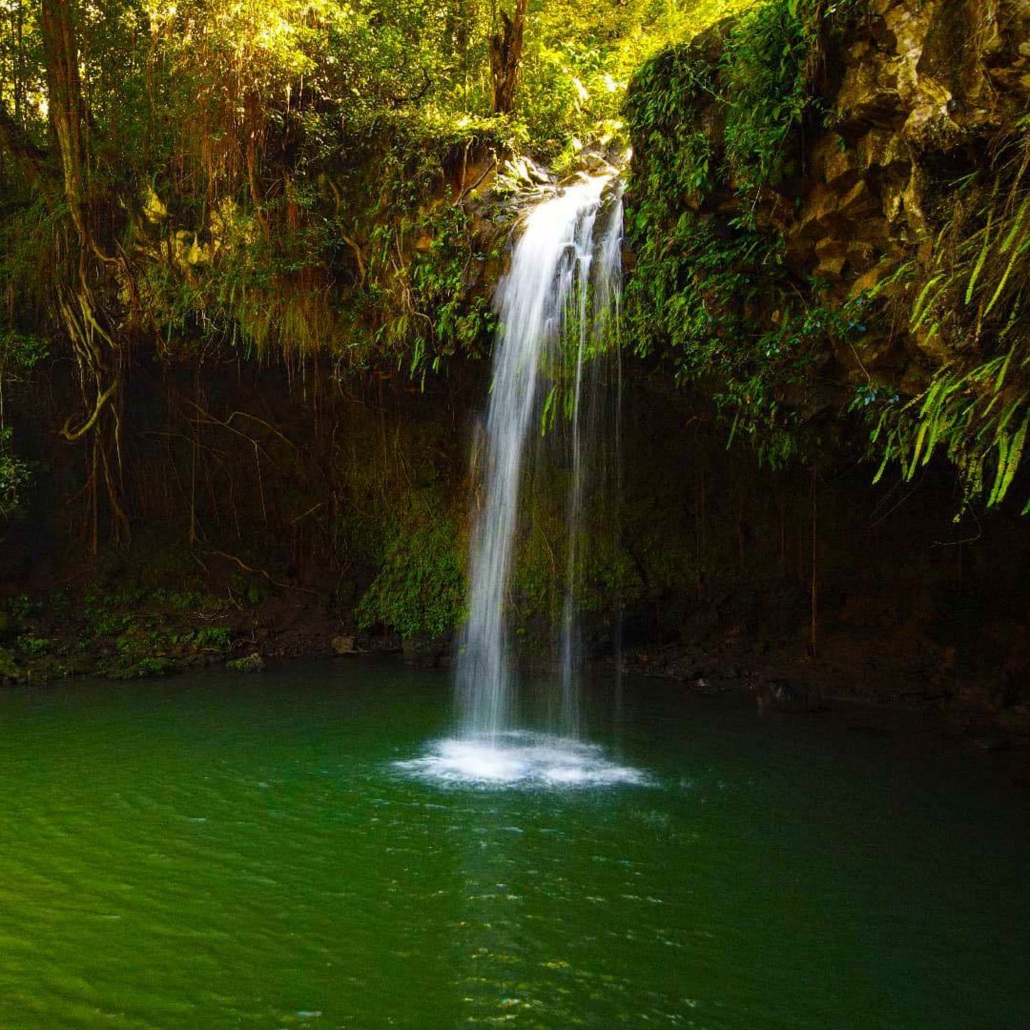 kayak snorkel waterfall hike combo stunning waterfall views hike maui