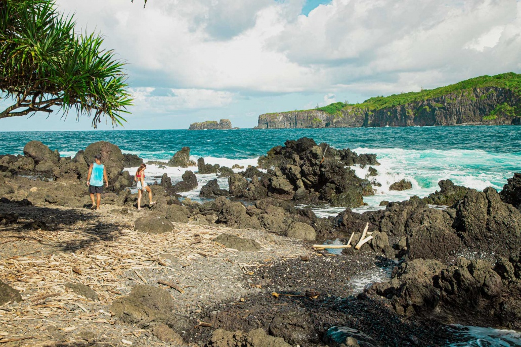 scenic and beautiful keanae peninsula maui hawaii