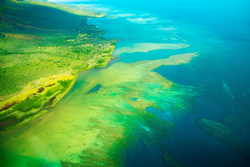 beautiful maui aerial pic