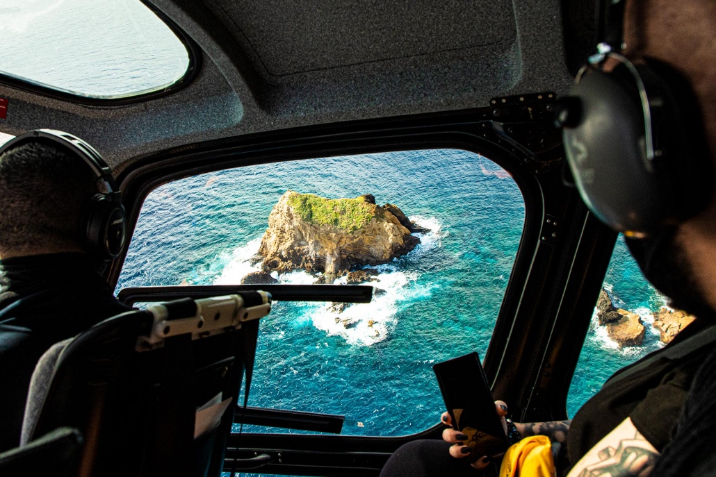catch beautiful views from a helicopters windows maui