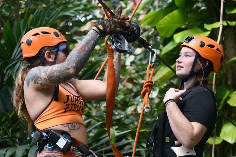 junglezip road to hana jungle zipline tour  line zipline tour