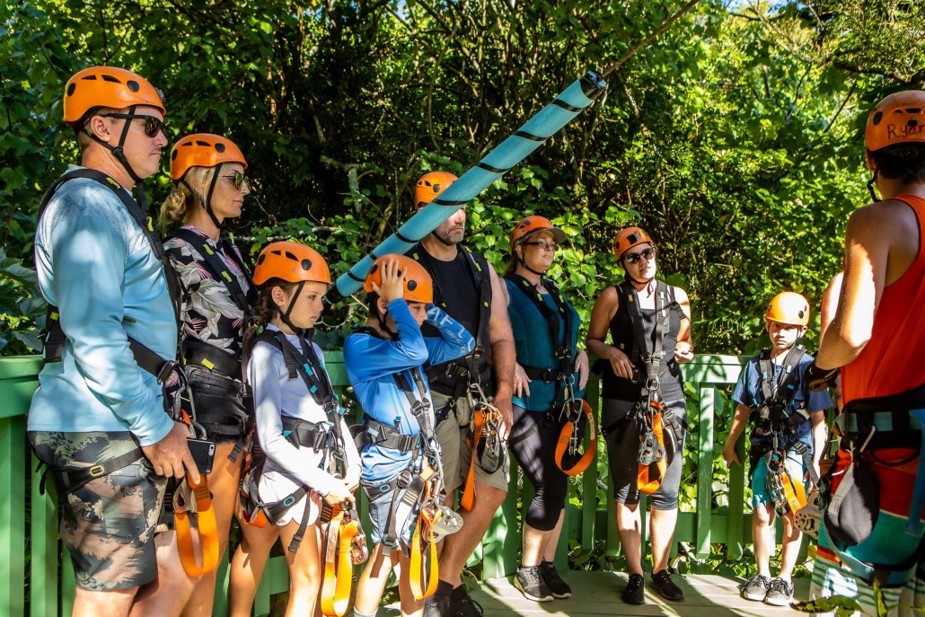 junglezip road to hana jungle zipline tour  lines zipline