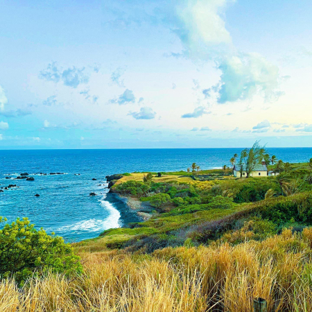 kaupo village and coastline in maui hawaii