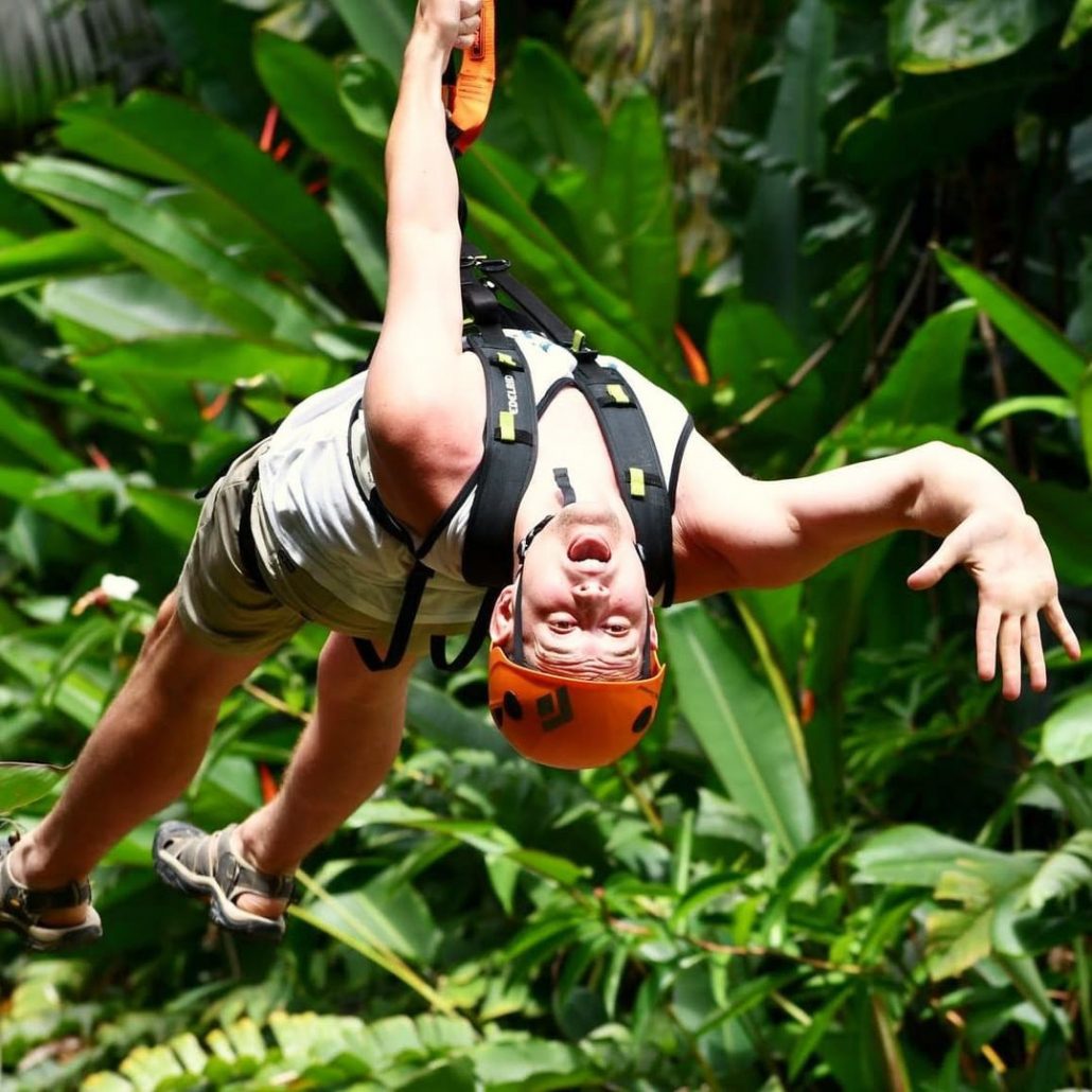 safe zipping through the jungle on maui jungle zip