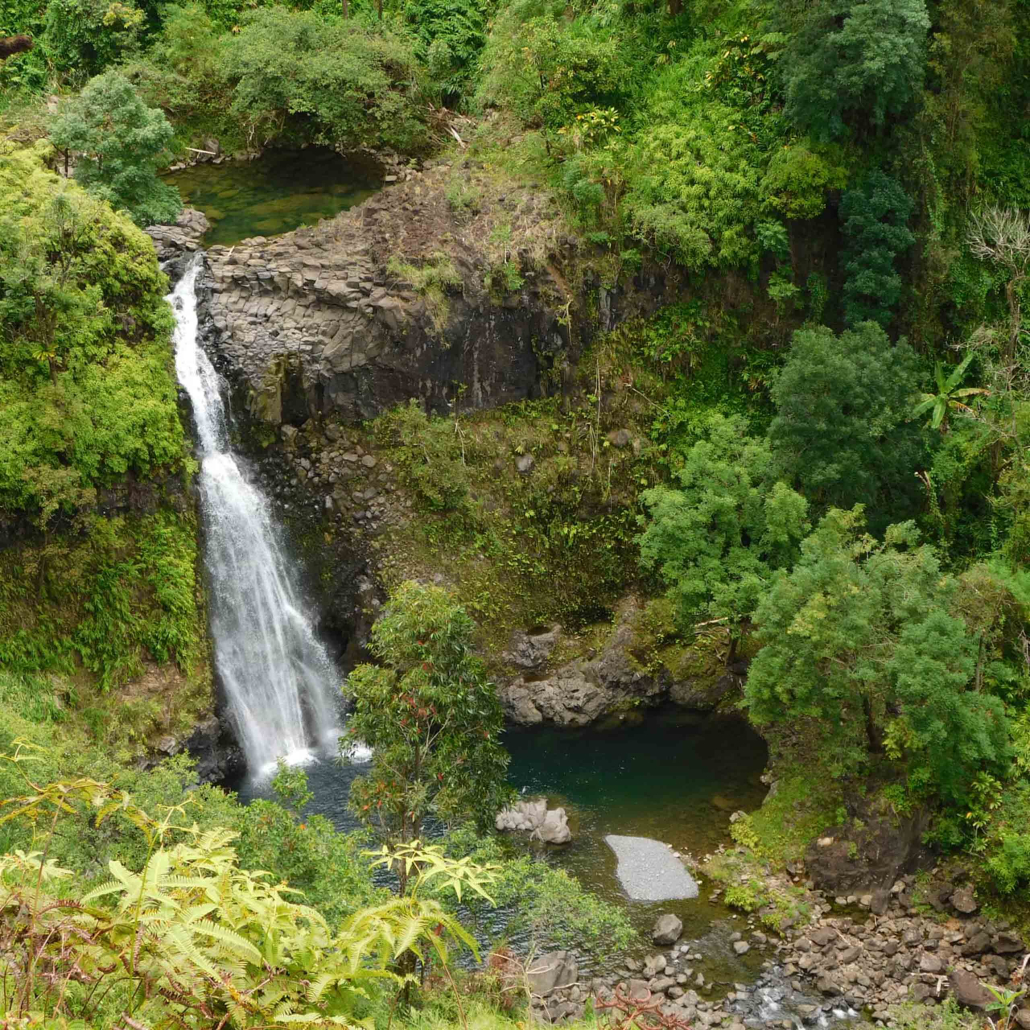 epic private road to hana beautiful waterfall