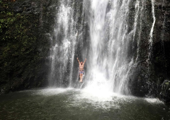 epic private road to hana watefall feature