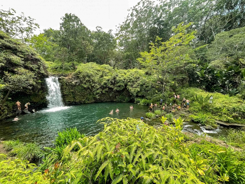 Puaa Kaa Road to Hana Waterfalls Swim Maui-
