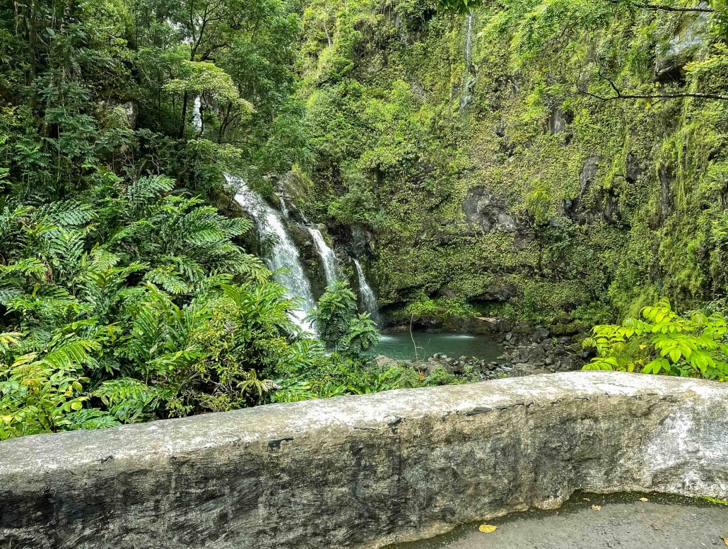 Waikani Falls Road to Hana Waterfalls Maui