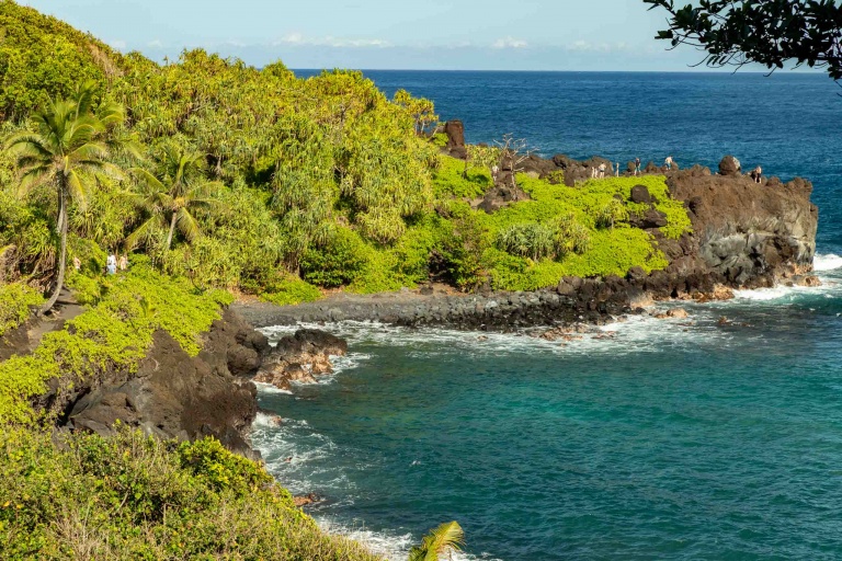 Waianapanapa Black Sand Beach Road to Hana Maui 