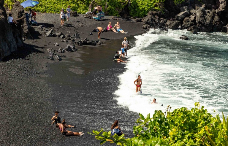Waianapanapa Black Sand Beach Road to Hana Maui-26 Waianapanapa Black Sand Beach Road to Hana Maui
