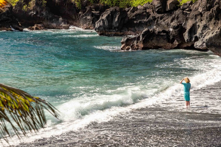 Waianapanapa Black Sand Beach Road to Hana Maui