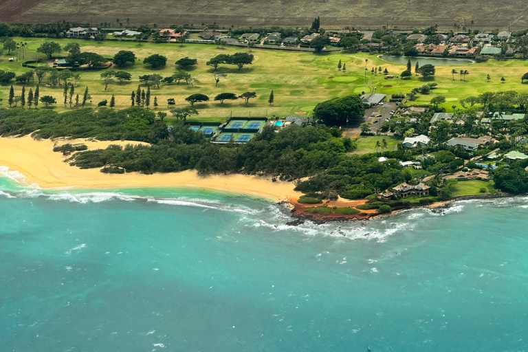 feature flight from kahului around maui north shore
