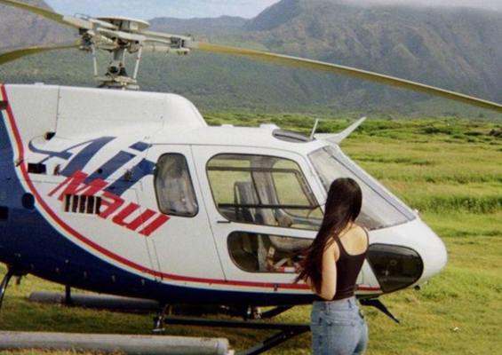 airmaui mountain waterfalls helicopter ride tourist slider