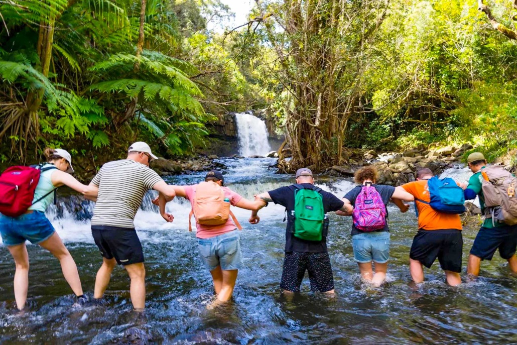 hikemaui private road to hana hiking stream