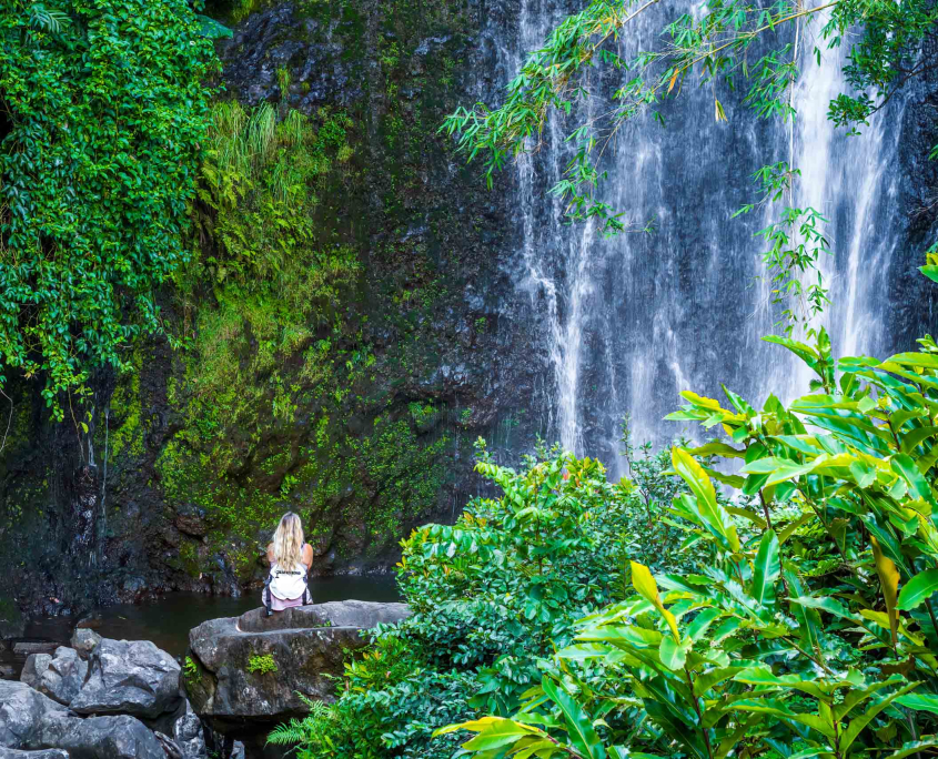 wailua falls near lihue kauai