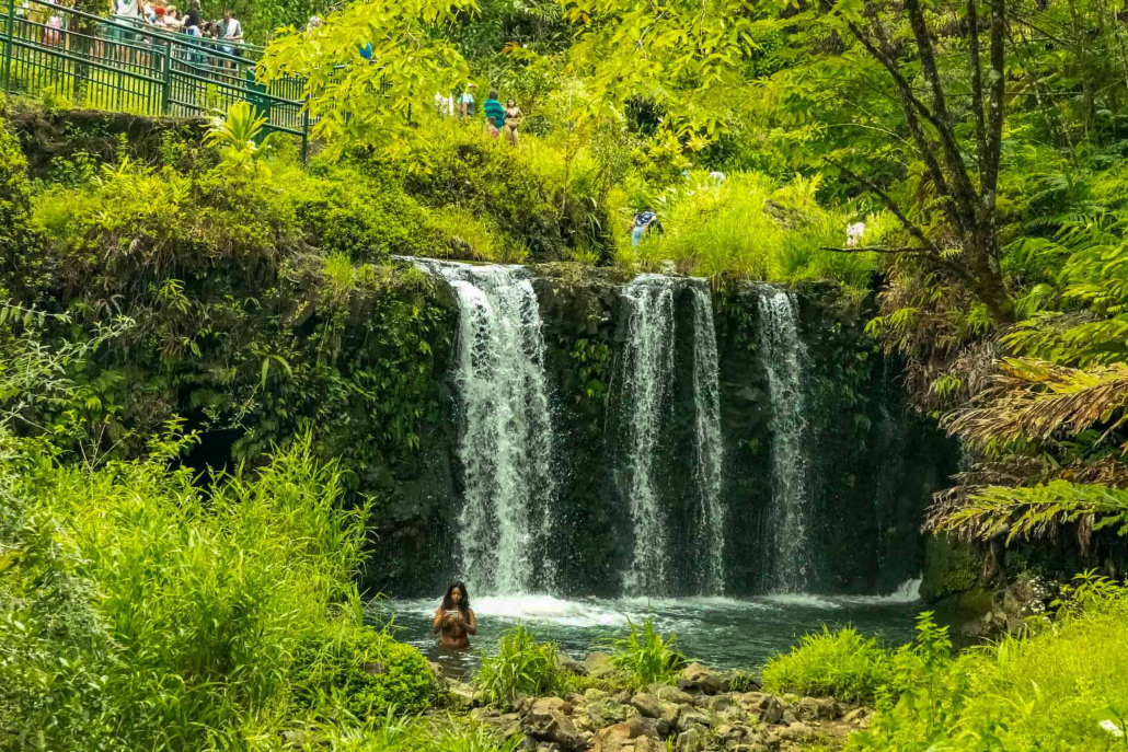 road to hana waterfall maui swimming pool falls