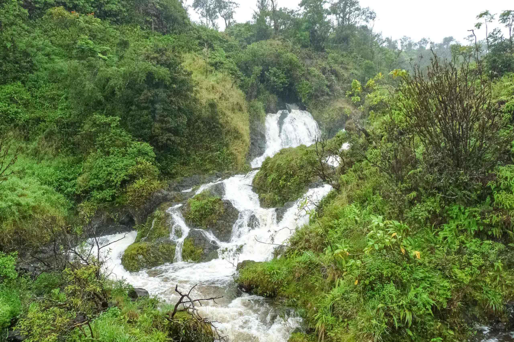 waterfalls surface water hana highway maui 