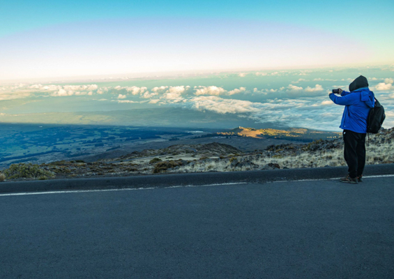 haleakala sunrise guests photographs overlook of maui 